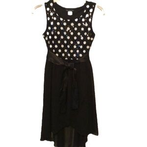 Disorderly Kids sequins bodice, blk skirt. Sz 10